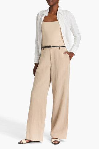 VINCE LYOCELL-BLEND WIDE-LEG PANTS - Size 6
