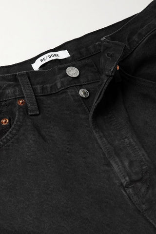 RE/DONE 70S FRAYED HIGH-RISE BOOTCUT JEANS - Size 26