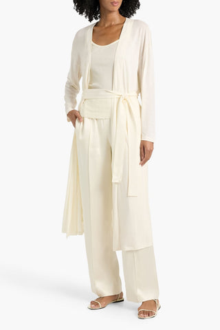 ANOTHER TOMORROW LYOCELL-JERSEY ROBE - Size L