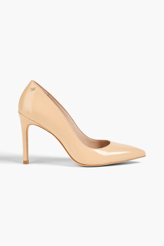 STUART WEITZMAN LEIGH 95 PATENT-LEATHER PUMPS - Size 7.5