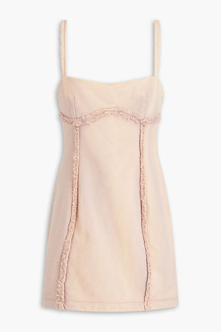 OFF-WHITE™ LAUNDRY FRENCH COTTON-TERRY MINI DRESS - Size 38