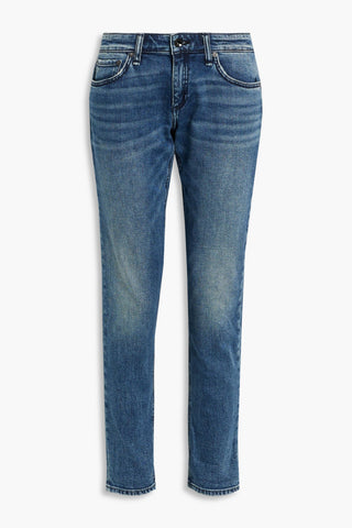 RAG & BONE DRE LOW-RISE SLIM-LEG JEANS - Size 23