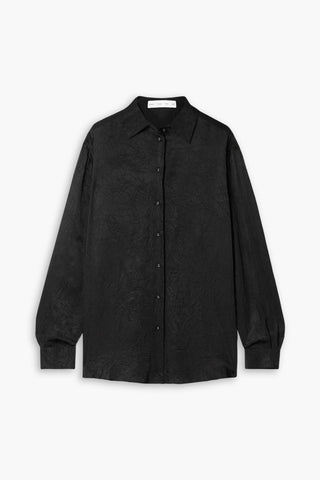 PROENZA SCHOULER HALL CRINKLED-WOVEN SHIRT - Size 2