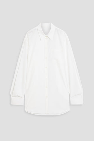 HELMUT LANG OVERSIZED COTTON-POPLIN SHIRT - Size M