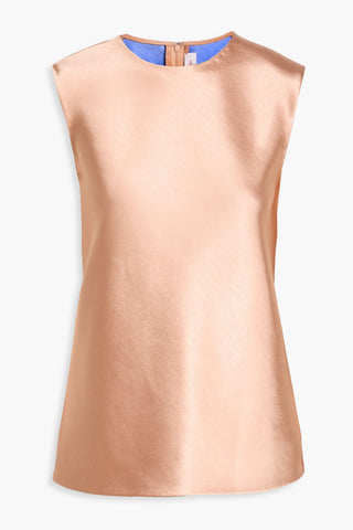 CAROLINA HERRERA SATIN TOP - Size 2