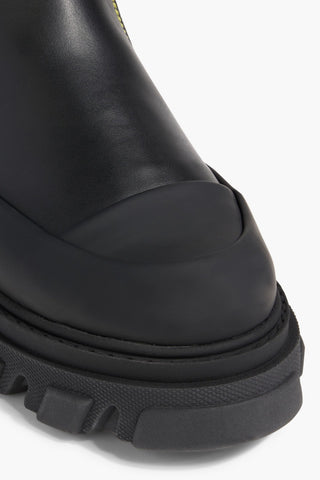 GANNI LEATHER CHELSEA BOOTS - Size 37