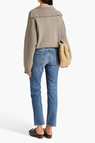 TOTEME HIGH-RISE STRAIGHT-LEG JEANS - Size 29W-32L