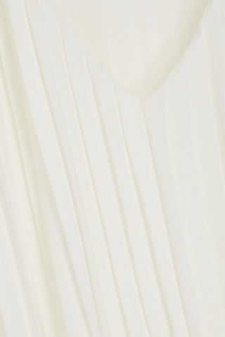 SIMKHAI MARGO WRAP-EFFECT PLEATED CREPE MINI DRESS - Size 0