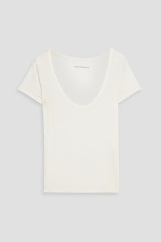 ANOTHER TOMORROW LYOCELL-JERSEY T-SHIRT - Size XL