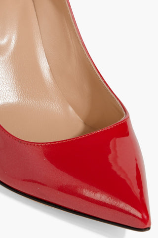 SERGIO ROSSI SERGIO 90 PATENT-LEATHER PUMPS - Size 36