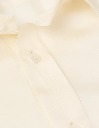 Tom Ford Silk Button-Down Dress Shirt in Light Peach