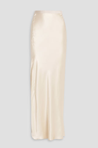 NILI LOTAN AZELEA SILK-SATIN MAXI SKIRT - Size 8