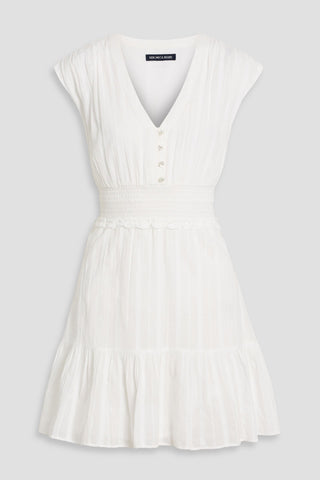 VERONICA BEARD KAREENA COTTON-JACQUARD MINI DRESS - Size 6