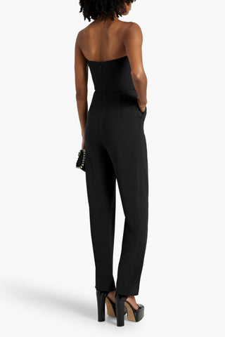 SALONI SABLE STRAPLESS EMBELLISHED CADY JUMPSUIT - Size 14