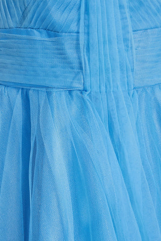 ZAC POSEN GATHERED TULLE MIDI DRESS - Size 6