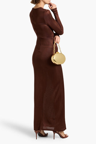 TOVE LUELLA SATIN-JERSEY MAXI DRESS - Size 36