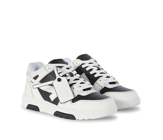 OFF WHITE Off-White Leather Arrow Motif Low-Top Sneakers