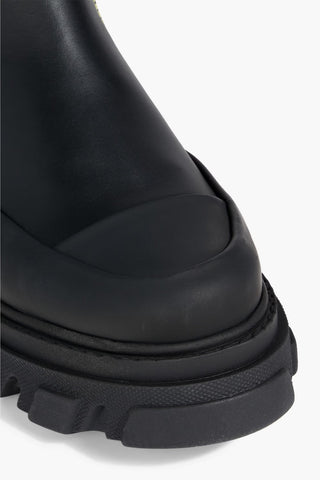 GANNI LEATHER CHELSEA BOOTS - Size 37