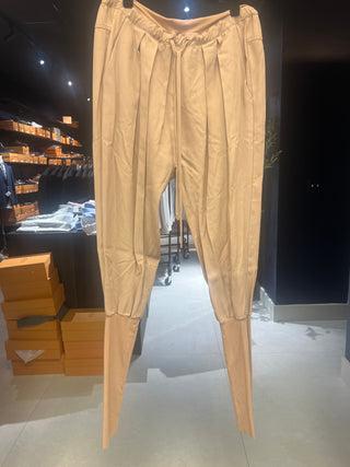 Tom Ford Beige Lightweight Pleated Drawstring Trousers
