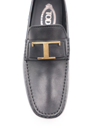 Tods Leather Gommino Driver Shoe with T-Strap