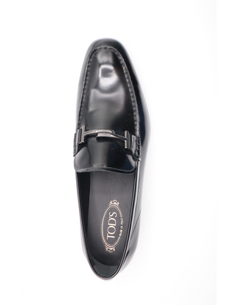 Tods Shiny Leather Bit Gommino Loafers