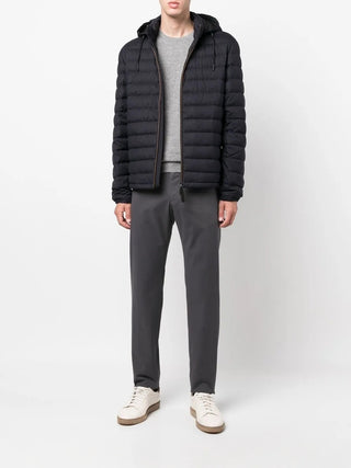 Zegna Melange Fine Knit Crewneck Sweater