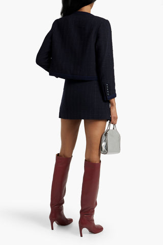 A.L.C. CORA TWEED MINI WRAP SKIRT - Size 6
