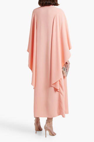 HUISHAN ZHANG SALINA CAPE-EFFECT CREPE MAXI DRESS - Size 10