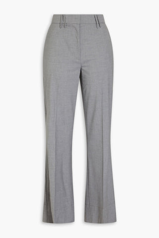GANNI TWILL FLARED PANTS - Size 34