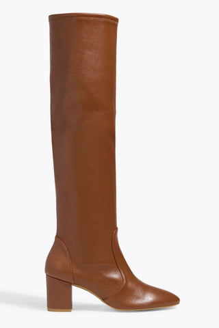 STUART WEITZMAN YULIANA SLOUCH 60 LEATHER KNEE BOOTS - Size 9