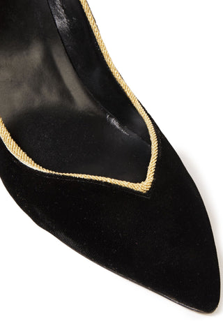 ROGER VIVIER VELVET PUMPS - Size 36