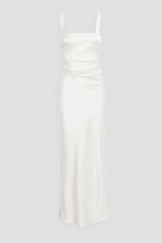 BEC & BRIDGE THE DREAMER SATIN-CREPE MAXI DRESS - Size 10