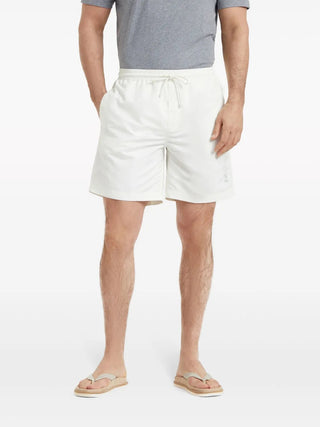 Brunello Cucinelli Technical Fabric Drawstring Swim Shorts Light Beige