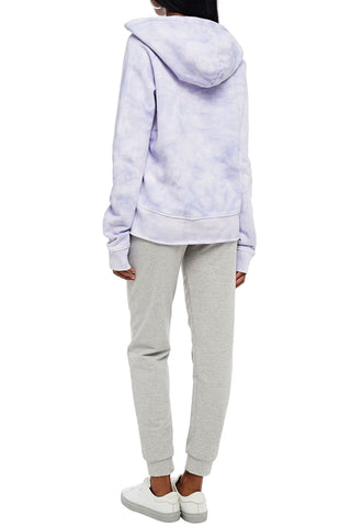NILI LOTAN RAYNE TIE-DYED FRENCH COTTON-TERRY HOODIE - Size S