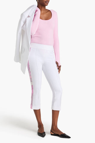 PUCCI STRETCH-CREPE CAPRI PANTS - Size 38