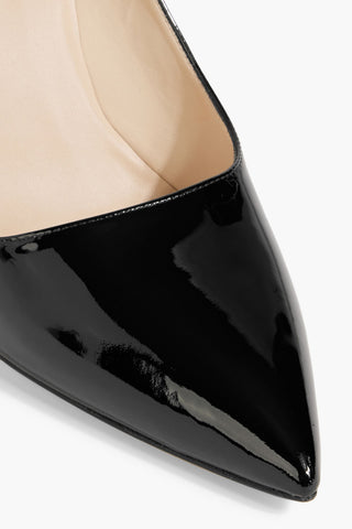 STUART WEITZMAN LEIGH PATENT-LEATHER PUMPS - Size 10