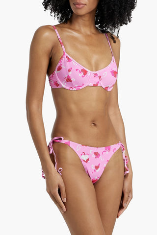 HVN PRINTED BIKINI TOP - Size XXL
