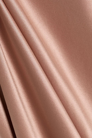 MICHELLE MASON DRAPED SILK-SATIN GOWN - Size 4