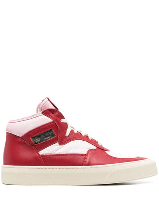 Rhude RHUDE Suede and Textile Low-Top Sneakers