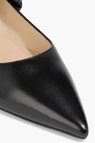 STUART WEITZMAN MAXINE LEATHER POINT-TOE FLATS - Size 7