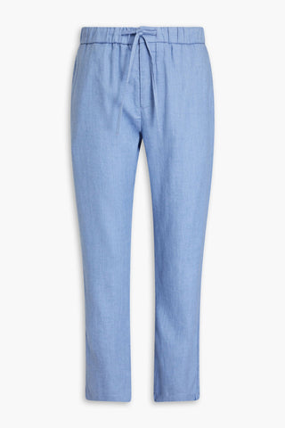 FRESCOBOL CARIOCA OSCAR LINEN AND COTTON-BLEND DRAWSTRING PANTS - Size 34