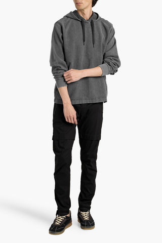 RAG & BONE STRIDE FADED FRENCH COTTON-BLEND TERRY HOODIE - Size XS
