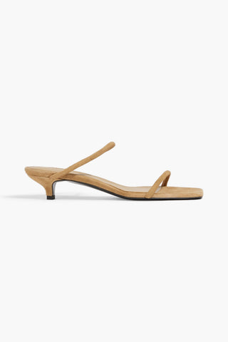 TOTEME MINIMALIST SUEDE MULES - Size 40