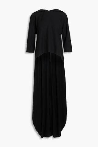 CAROLINA HERRERA ASYMMETRIC CREPE TOP - Size 6