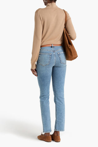 FRAME THE PENCIL HIGH-RISE SLIM-LEG JEANS - Size 25