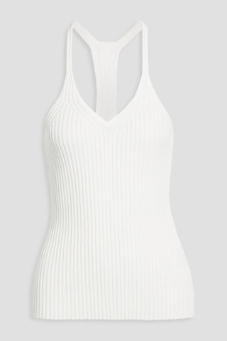 HELMUT LANG RIBBED-KNIT TANK - Size L