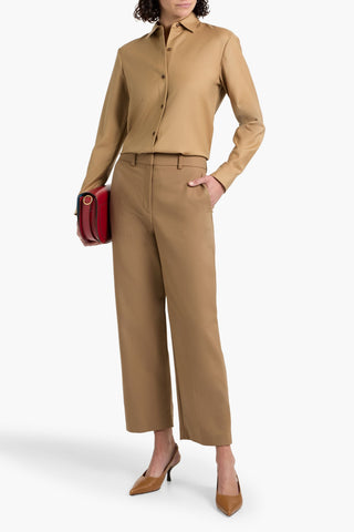 THEORY CREPE STRAIGHT-LEG PANTS - Size 4