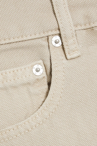 FRAME THE STRAIGHT COTTON-CANVAS JEANS - Size 33