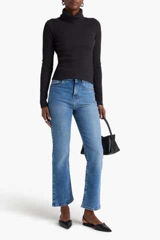 PROENZA SCHOULER RIBBED-KNIT TURTLENECK SWEATER - Size M