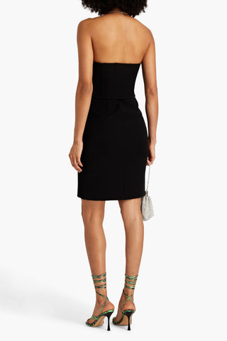 MOSCHINO STRAPLESS TWILL MINI DRESS - Size 42
